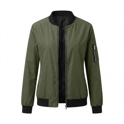 Mens Outlet House - Ronuk | Zip-Up Ribbed-Trim Jacket Women