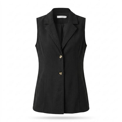 Mens Outlet House - Elsen | Corduroy Single-Breasted Vest Women