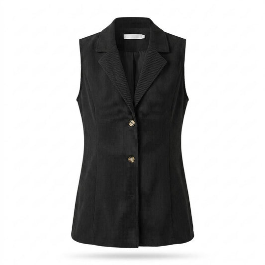 Mens Outlet House - Elsen | Corduroy Single-Breasted Vest Women
