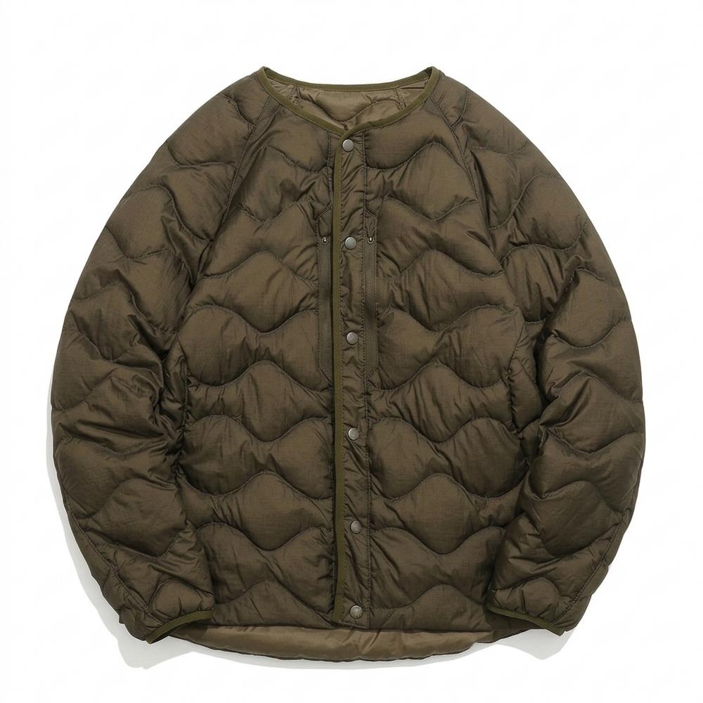 Mens Outlet House - Yuzel | Quilted Collarless Jacket Unisex