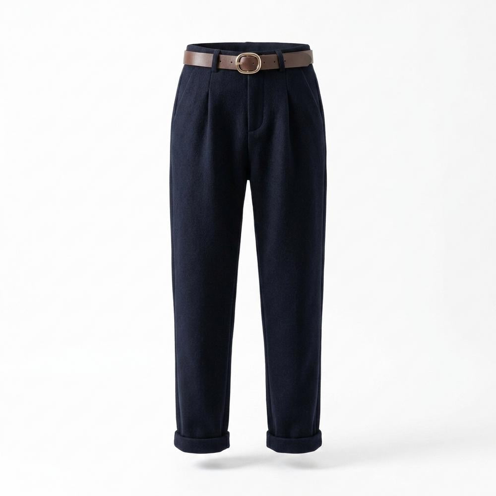 Mens Outlet House - Cahal | Pleated High-Waisted Pants Women