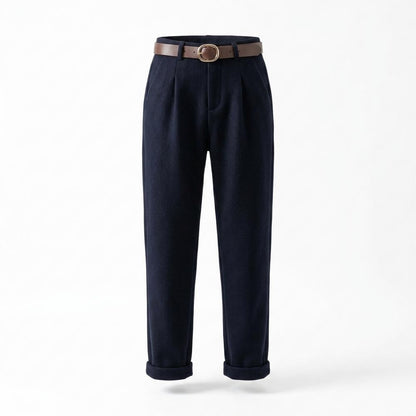 Mens Outlet House - Cahal | Pleated High-Waisted Pants Women