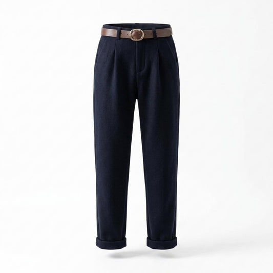 Mens Outlet House - Cahal | Pleated High-Waisted Pants Women
