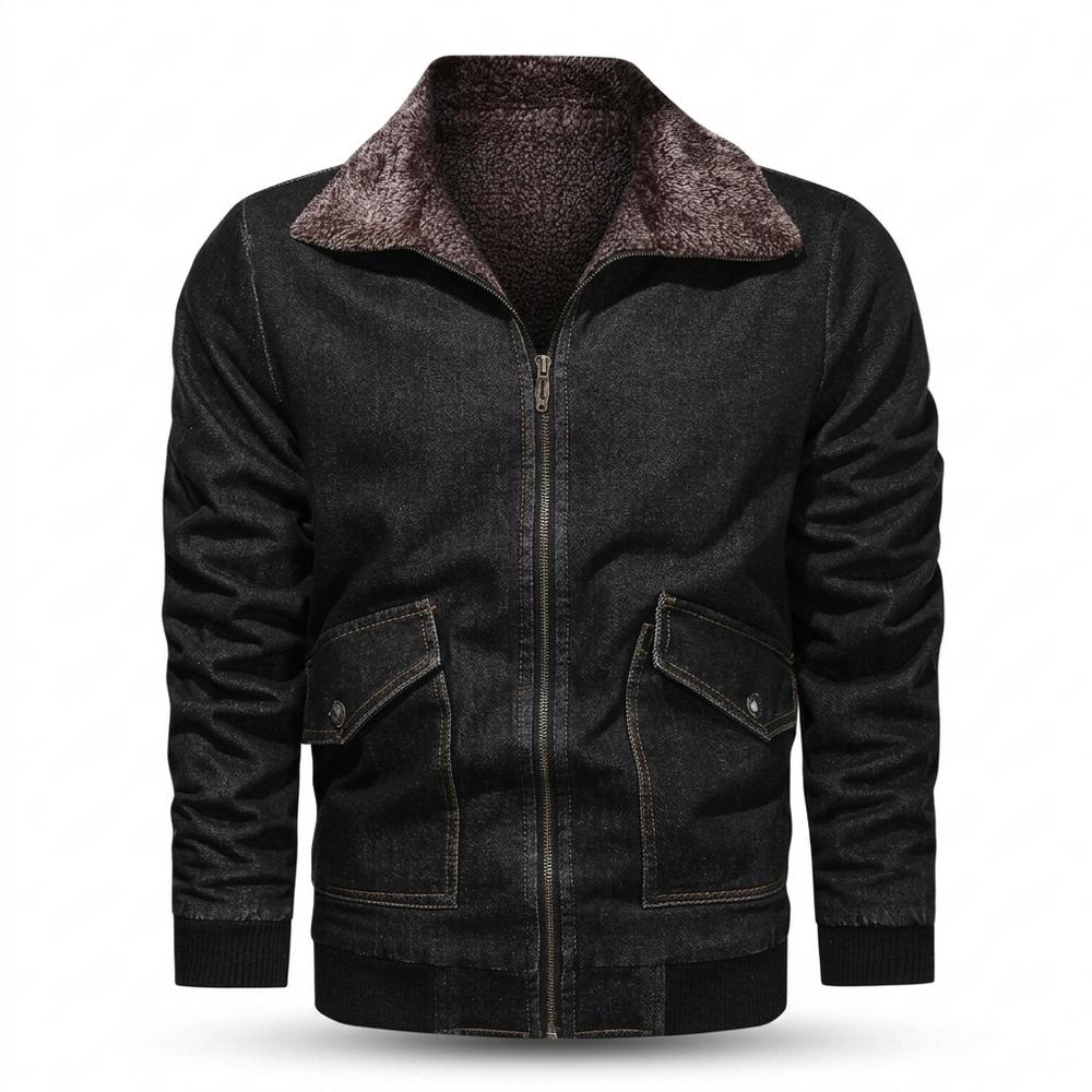 Mens Outlet House - Netor | Sherpa-Lined Zip-Up Jacket Men
