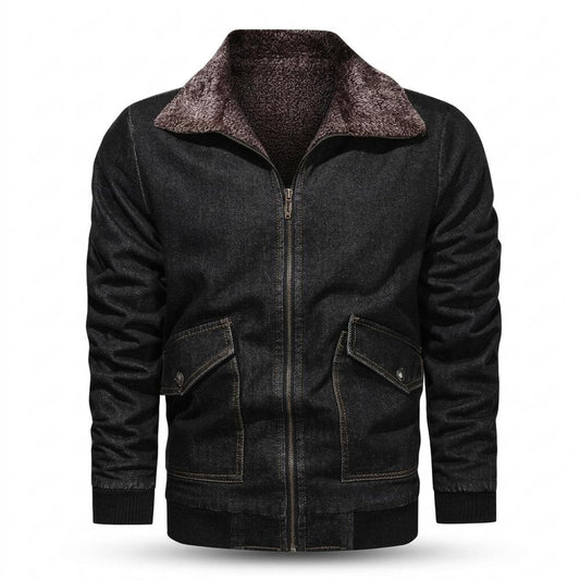 Mens Outlet House - Netor | Sherpa-Lined Zip-Up Jacket Men