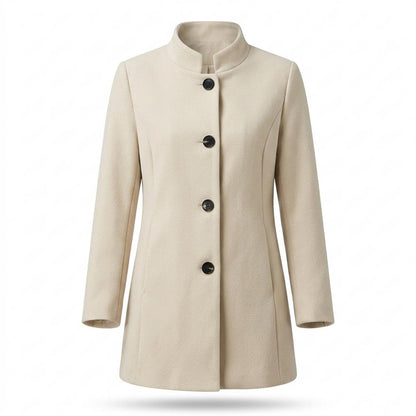 Mens Outlet House - Lonal | Stand-Collar Single-Breasted Coat Women
