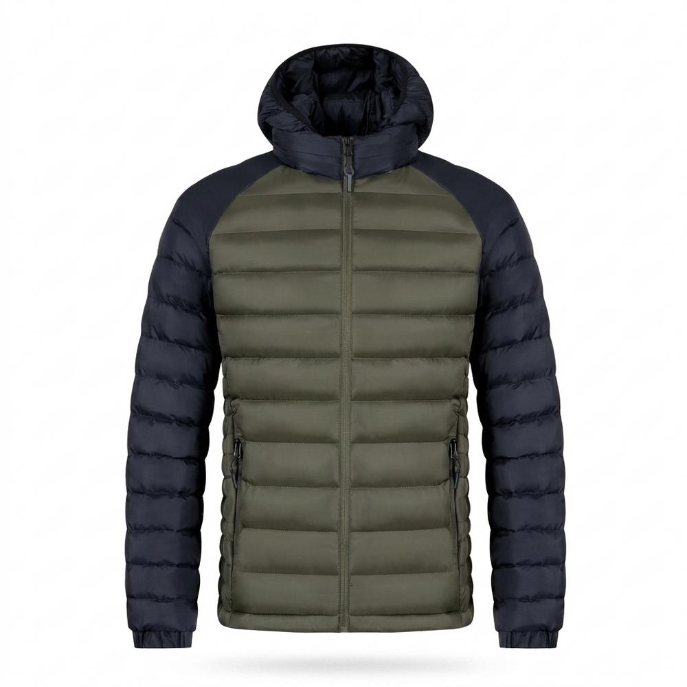 Mens Outlet House - Zekar | Quilted Two-Tone Jacket Men
