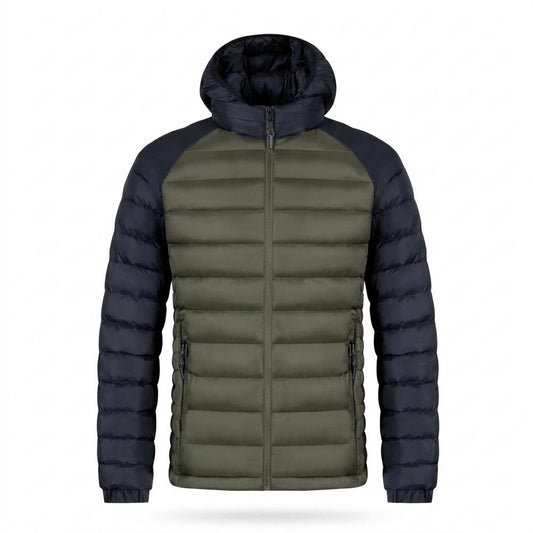 Mens Outlet House - Zekar | Quilted Two-Tone Jacket Men
