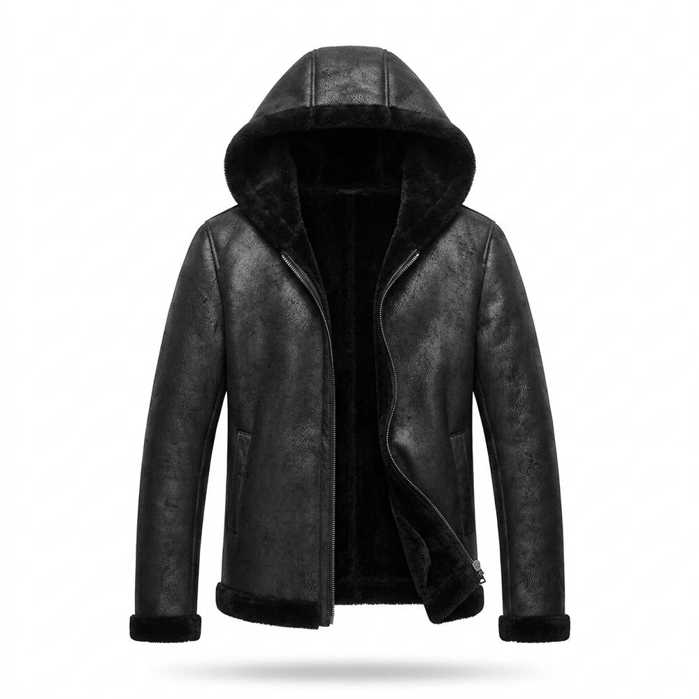 Mens Outlet House - Dalin | Shearling-Lined Hooded Jacket Men