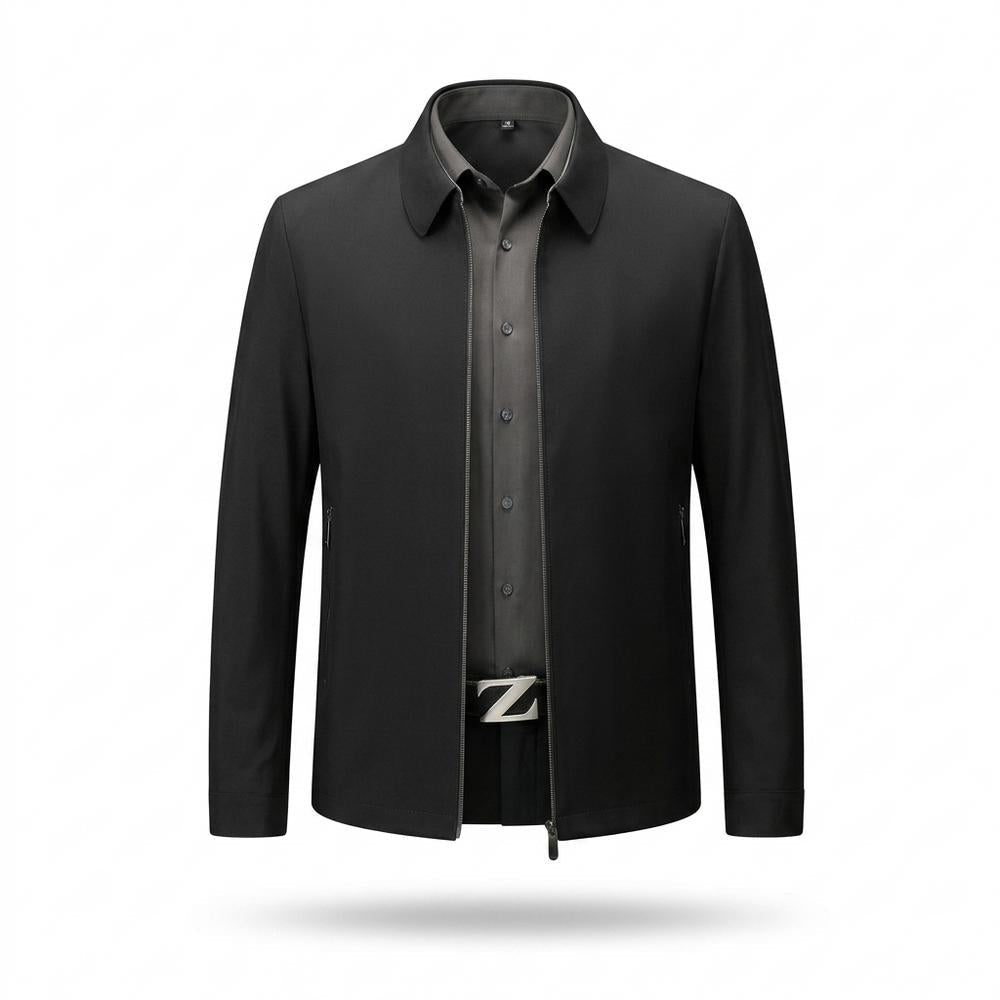 Mens Outlet House - Taziv | Zip-Up Collared Jacket Men