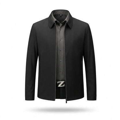 Mens Outlet House - Taziv | Zip-Up Collared Jacket Men