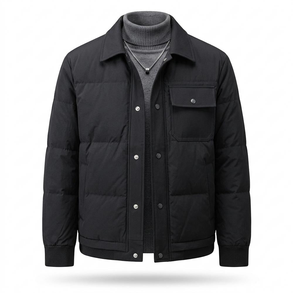 Mens Outlet House - Comer | Quilted Button-Up Jacket Men