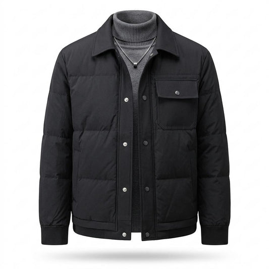 Mens Outlet House - Comer | Quilted Button-Up Jacket Men