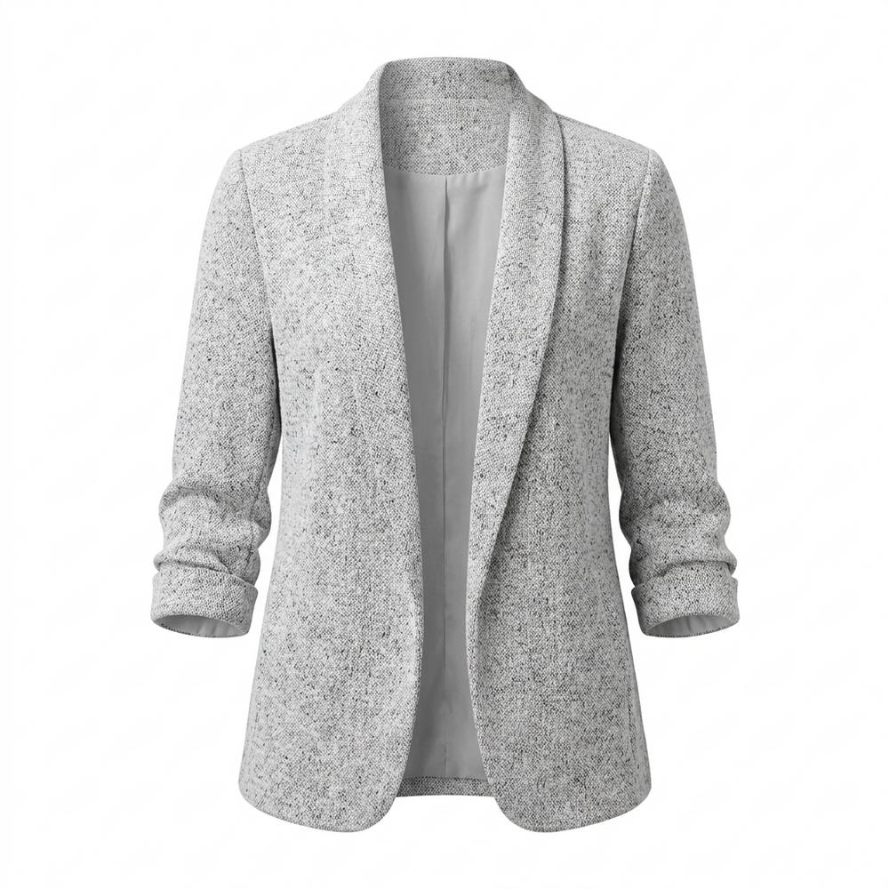 Mens Outlet House - Yiwal | Heathered Open-Front Blazer Women