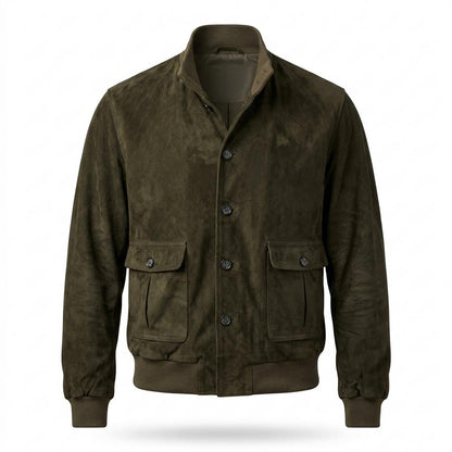 Mens Outlet House - Vaver | Suede Button-Front Jacket Men