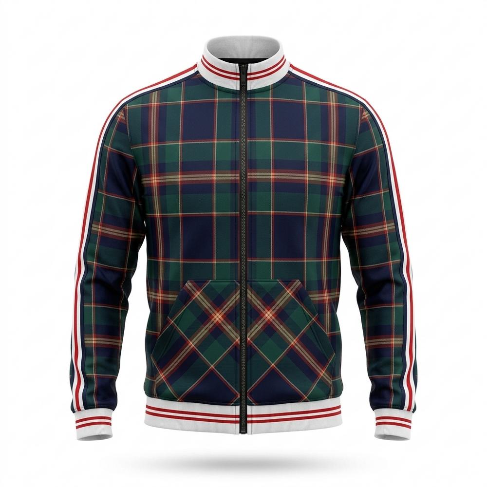 Mens Outlet House - Zaver | Plaid Zip-Up Jacket Unisex