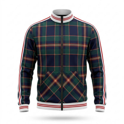 Mens Outlet House - Zaver | Plaid Zip-Up Jacket Unisex