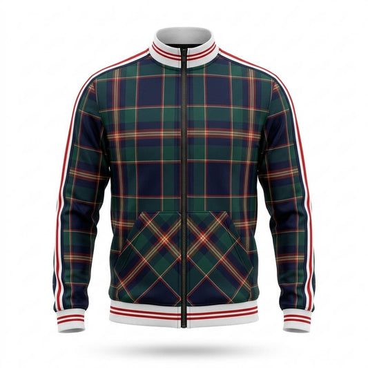 Mens Outlet House - Zaver | Plaid Zip-Up Jacket Unisex