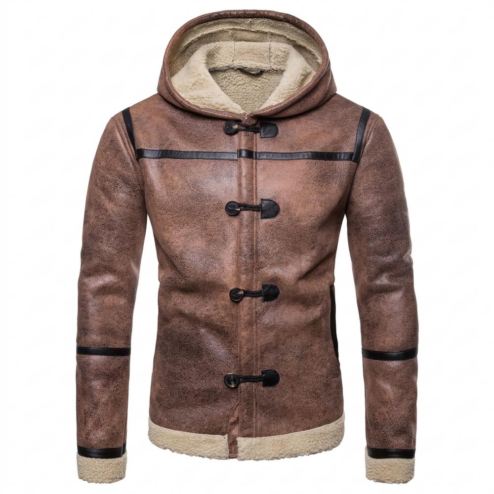 Mens Outlet House - Lyrev | Hooded Shearling-Lined Jacket Men