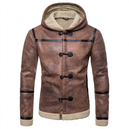 Mens Outlet House - Lyrev | Hooded Shearling-Lined Jacket Men
