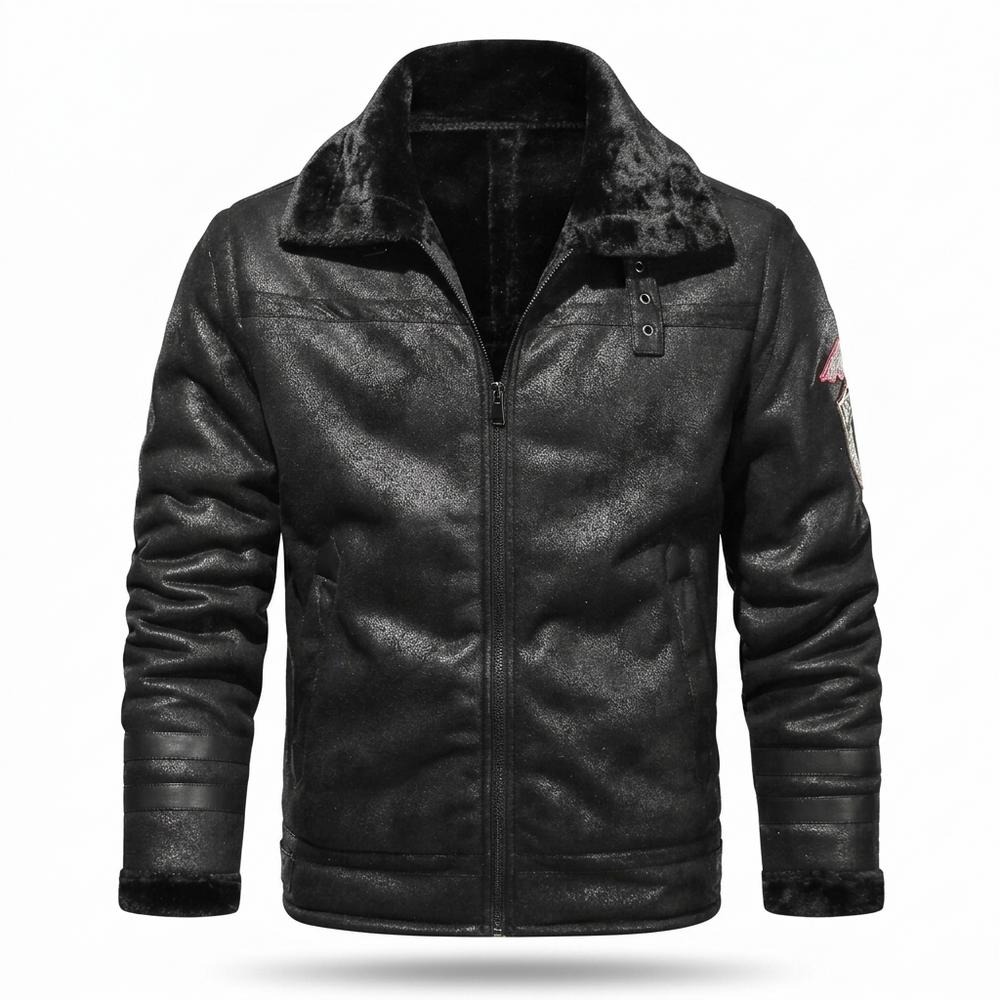 Mens Outlet House - Niven | Faux-Leather Lined Jacket Men