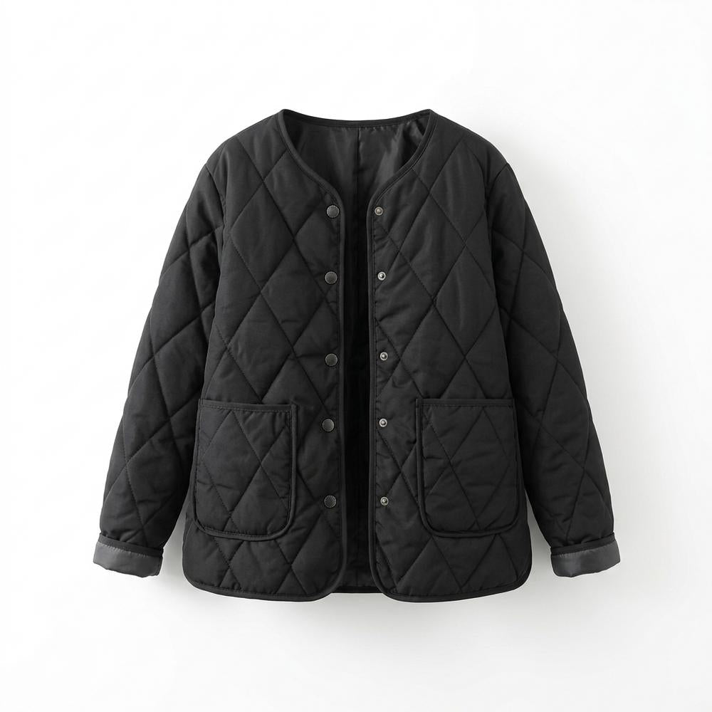 Mens Outlet House - Kahal | Quilted Collarless Jacket Women