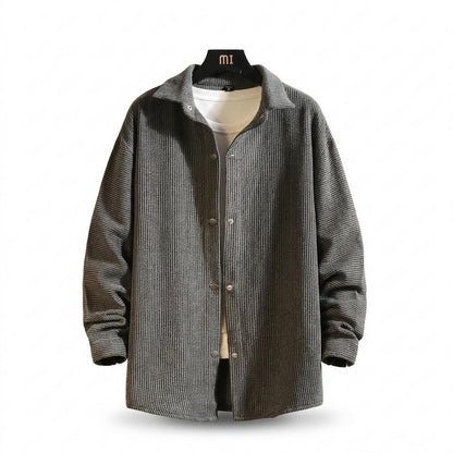 Mens Outlet House - Valar | Textured Snap-Button Shirt Men