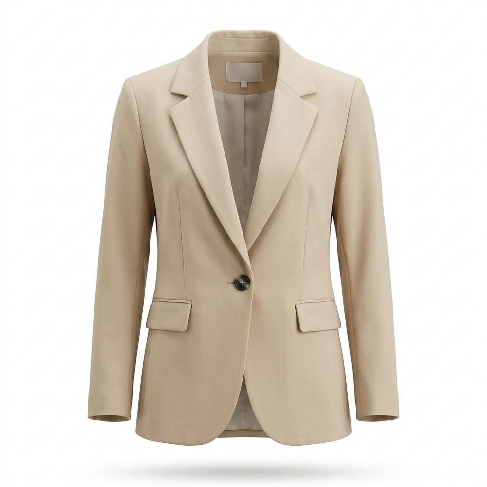 Mens Outlet House - Eofan | Single-Breasted Notched-Lapel Blazer Women