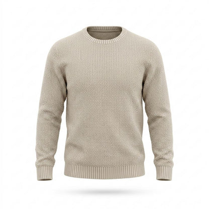 Mens Outlet House - Nesol | Textured Crewneck Sweater Men