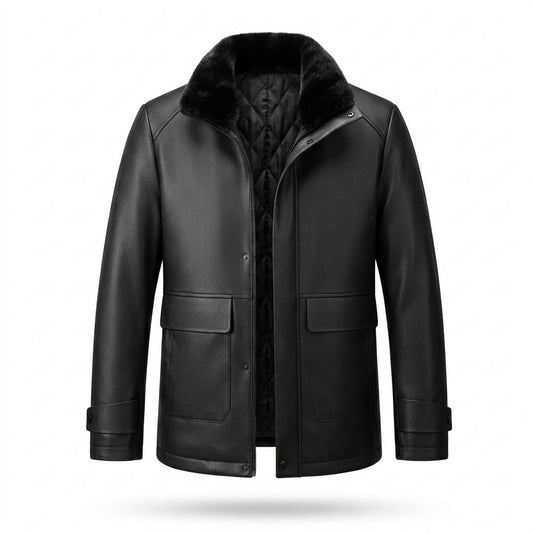 Mens Outlet House - Arven | Fur-Collar Quilted-Lined Jacket Men