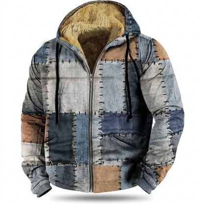 Mens Outlet House - Maral | Patchwork Lined Jacket Men