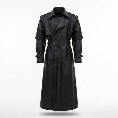 Mens Outlet House - Vedar | Double-Breasted Belted Coat Unisex