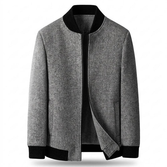 Mens Outlet House - Viram | Patterned Zip-Up Jacket Men