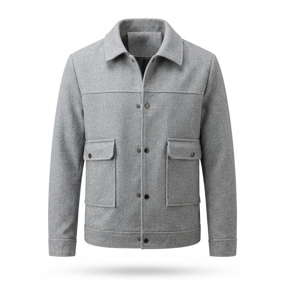 Mens Outlet House - Tamer | Heathered Four-Pocket Jacket Men