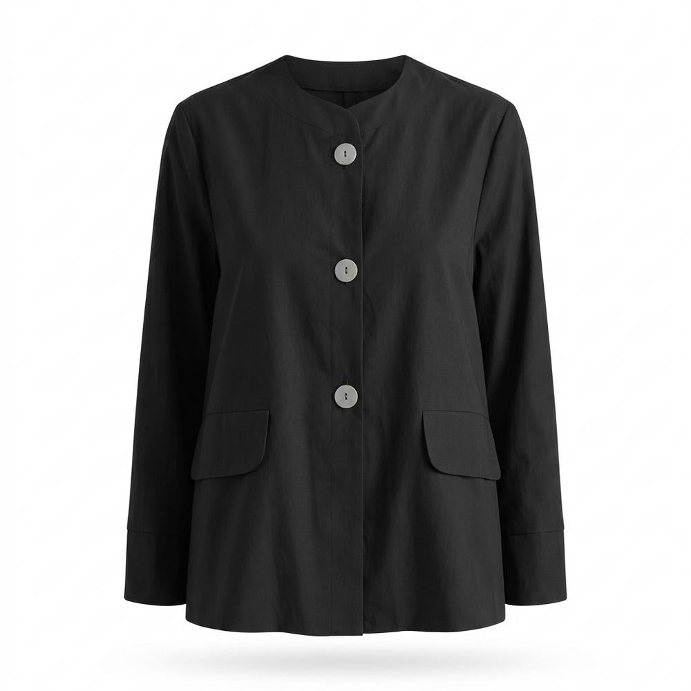 Mens Outlet House - Tizan | Collarless Button-Front Jacket Women