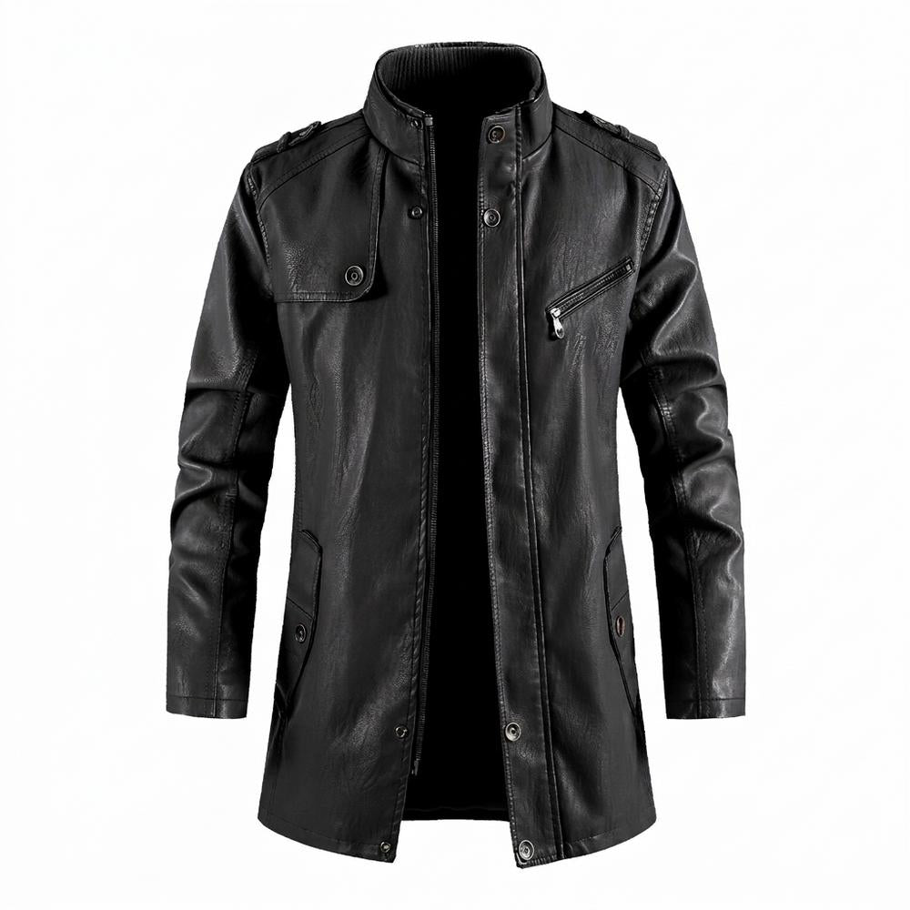Mens Outlet House - Covel | Stand-Collar Lined Coat Men