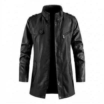 Mens Outlet House - Covel | Stand-Collar Lined Coat Men