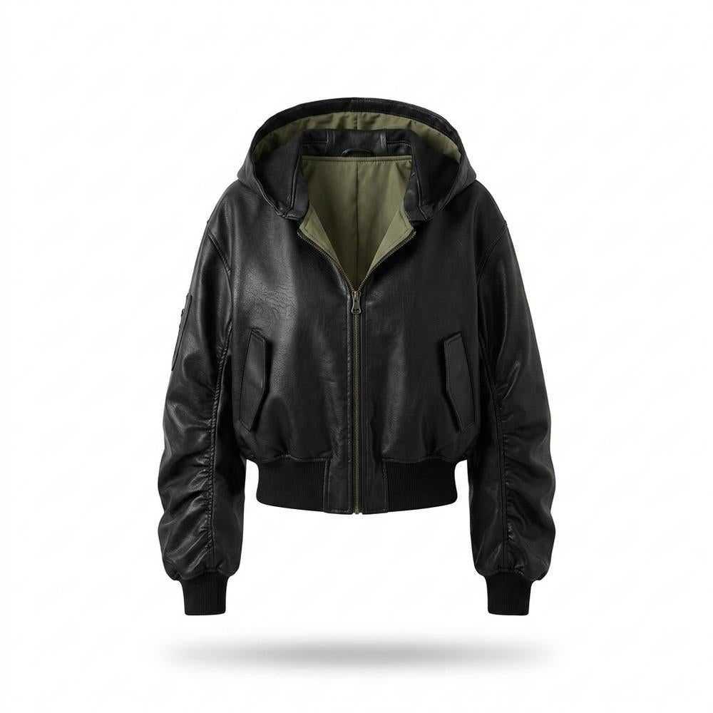 Mens Outlet House - Lesel | Hooded Reversible Jacket Women