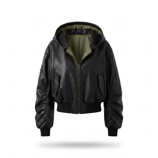 Mens Outlet House - Lesel | Hooded Reversible Jacket Women