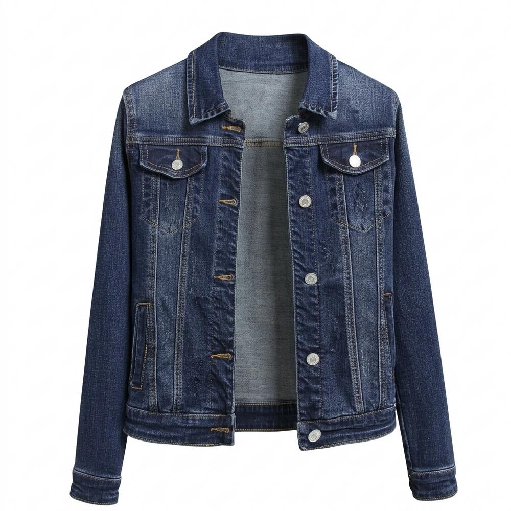 Mens Outlet House - Kesin | Washed Button-Front Denim Jacket Women