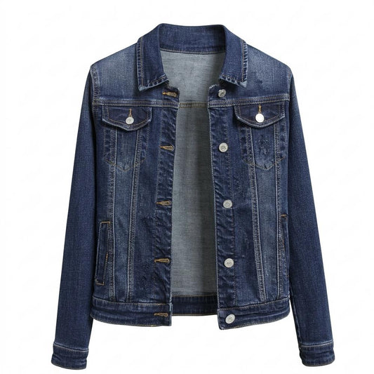 Mens Outlet House - Kesin | Washed Button-Front Denim Jacket Women