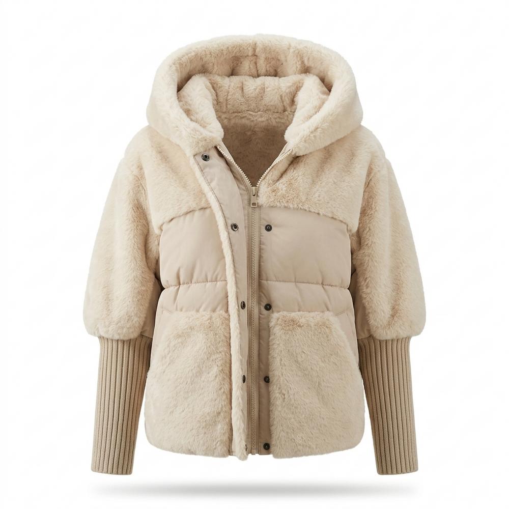 Mens Outlet House - Mimel | Hooded Mixed-Material Jacket Women
