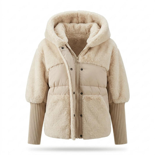 Mens Outlet House - Mimel | Hooded Mixed-Material Jacket Women