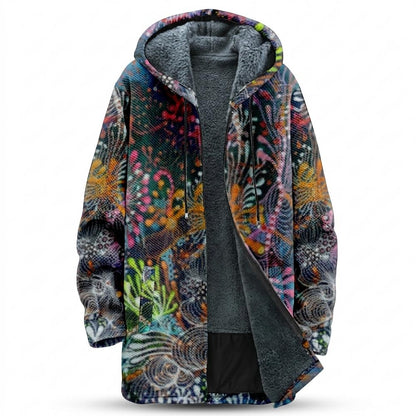 Mens Outlet House - Veral | Fleece-Lined Hooded Coat Men
