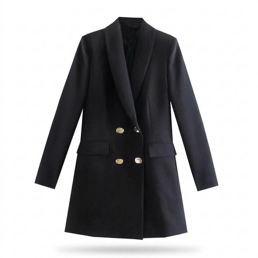 Mens Outlet House - Kasin | Double-Breasted Shawl Collar Blazer Women