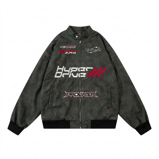 Mens Outlet House - Almer | Embroidered Zip-Up Jacket Unisex