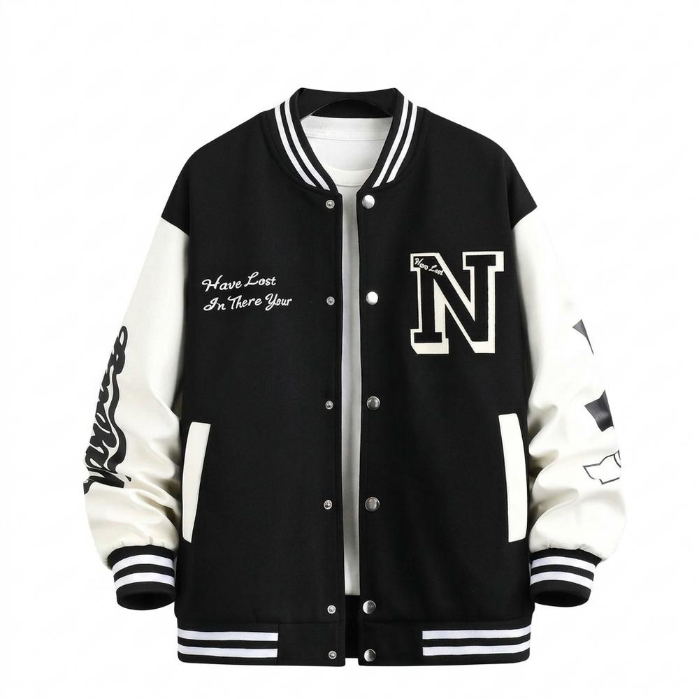 Mens Outlet House - Elmin | Embroidered Color-Block Jacket Unisex