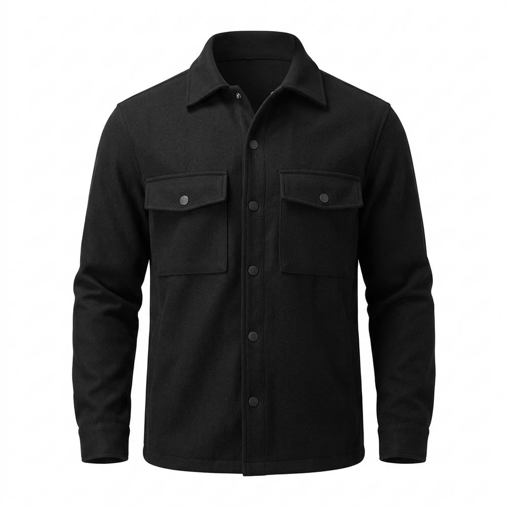 Mens Outlet House - Tiser | Snap-Button Flap-Pocket Jacket Men