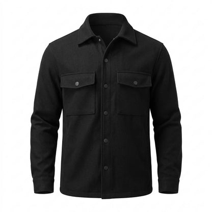 Mens Outlet House - Tiser | Snap-Button Flap-Pocket Jacket Men