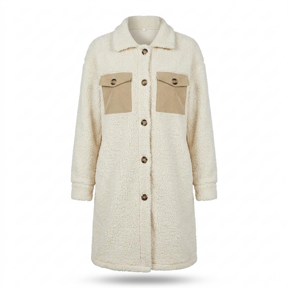 Mens Outlet House - Ralin | Sherpa Button-Down Coat Women